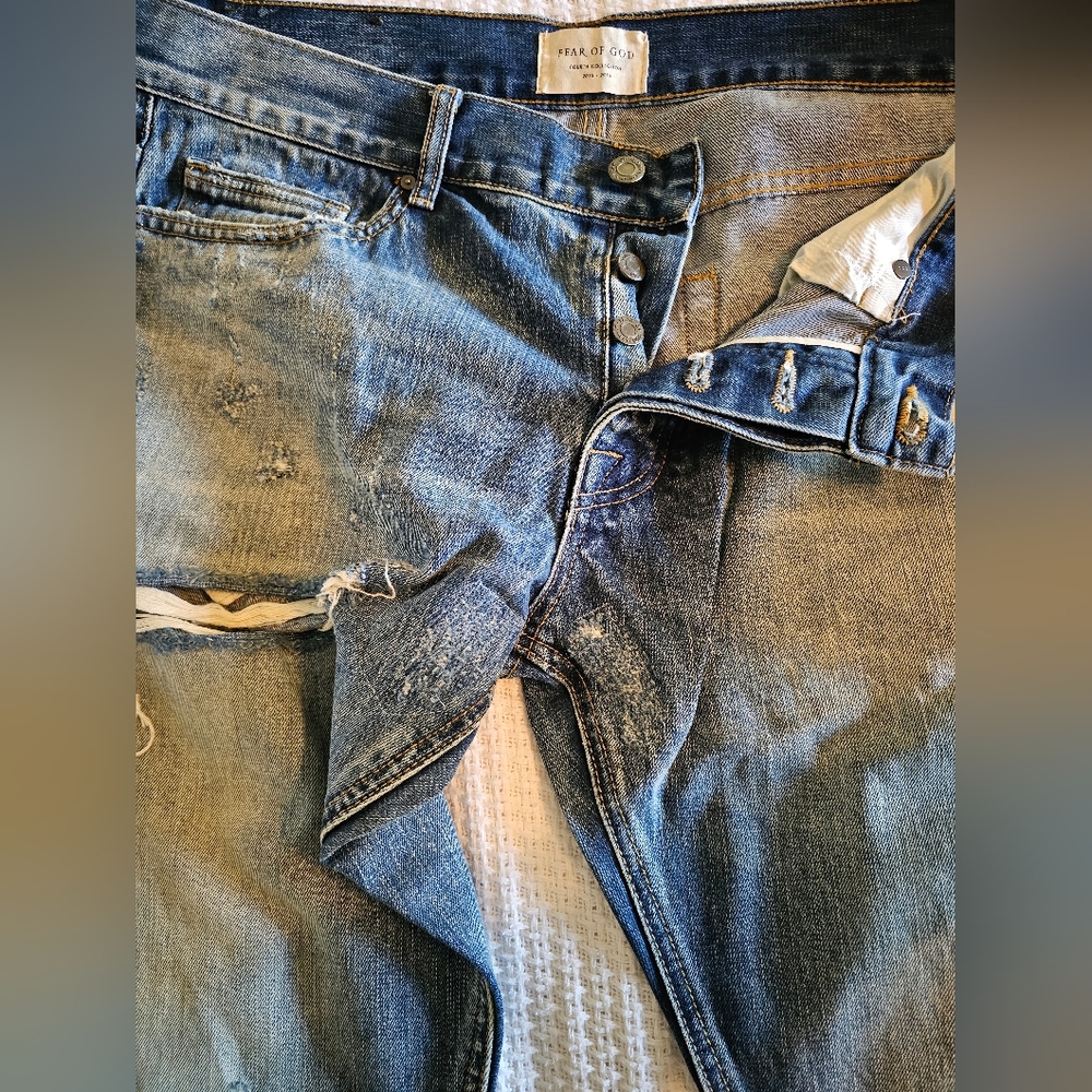 Fear of God Ripped Jeans